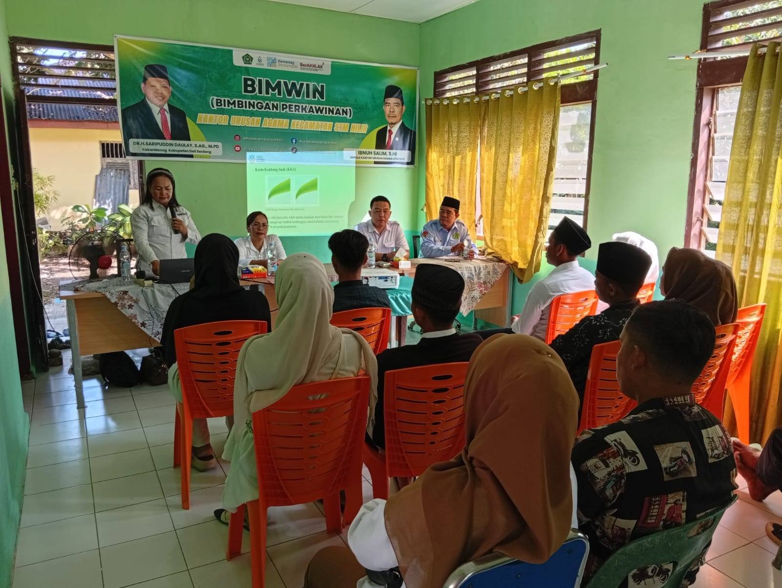 KUA STM Hilir Perkuat Ketahanan Keluarga Lewat BIMWIN Bersama BKKBN dan Puskesmas