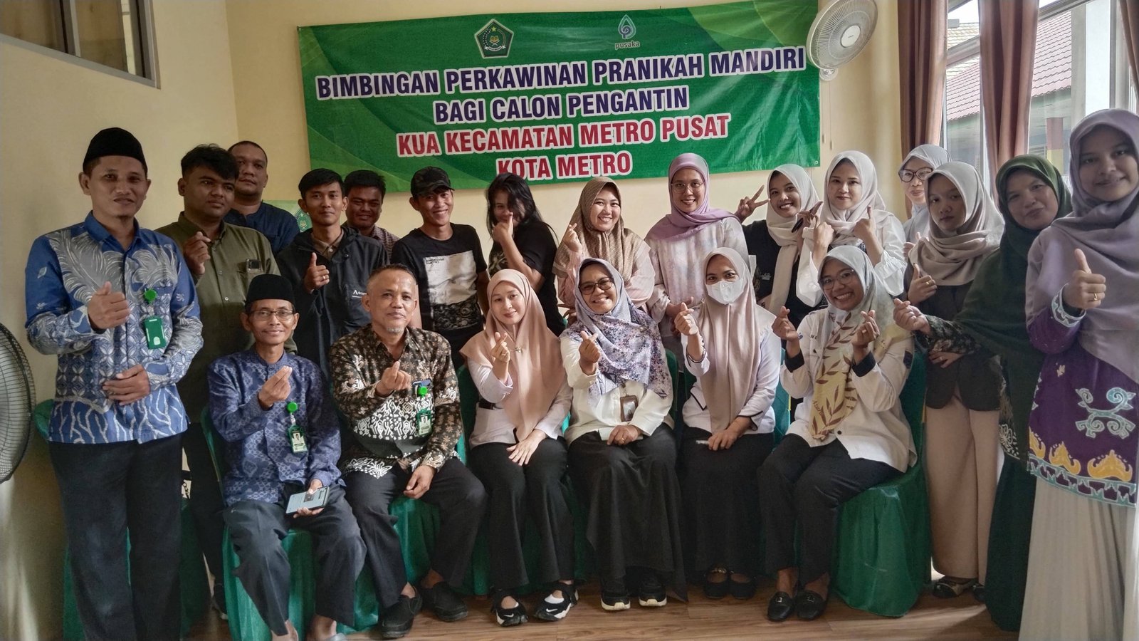 KUA Metro Pusat Gelar Bimbingan Perkawinan Bekali Calon Pengantin