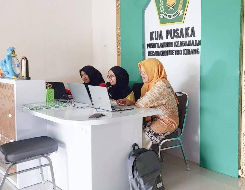 Optimalkan Kinerja Digital, Penyuluh KUA Metro Kibang Ikuti Sosialisasi e-PA