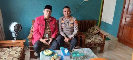 Kepala KUA Katibung Terima Silaturahmi Pamit Kapolsek