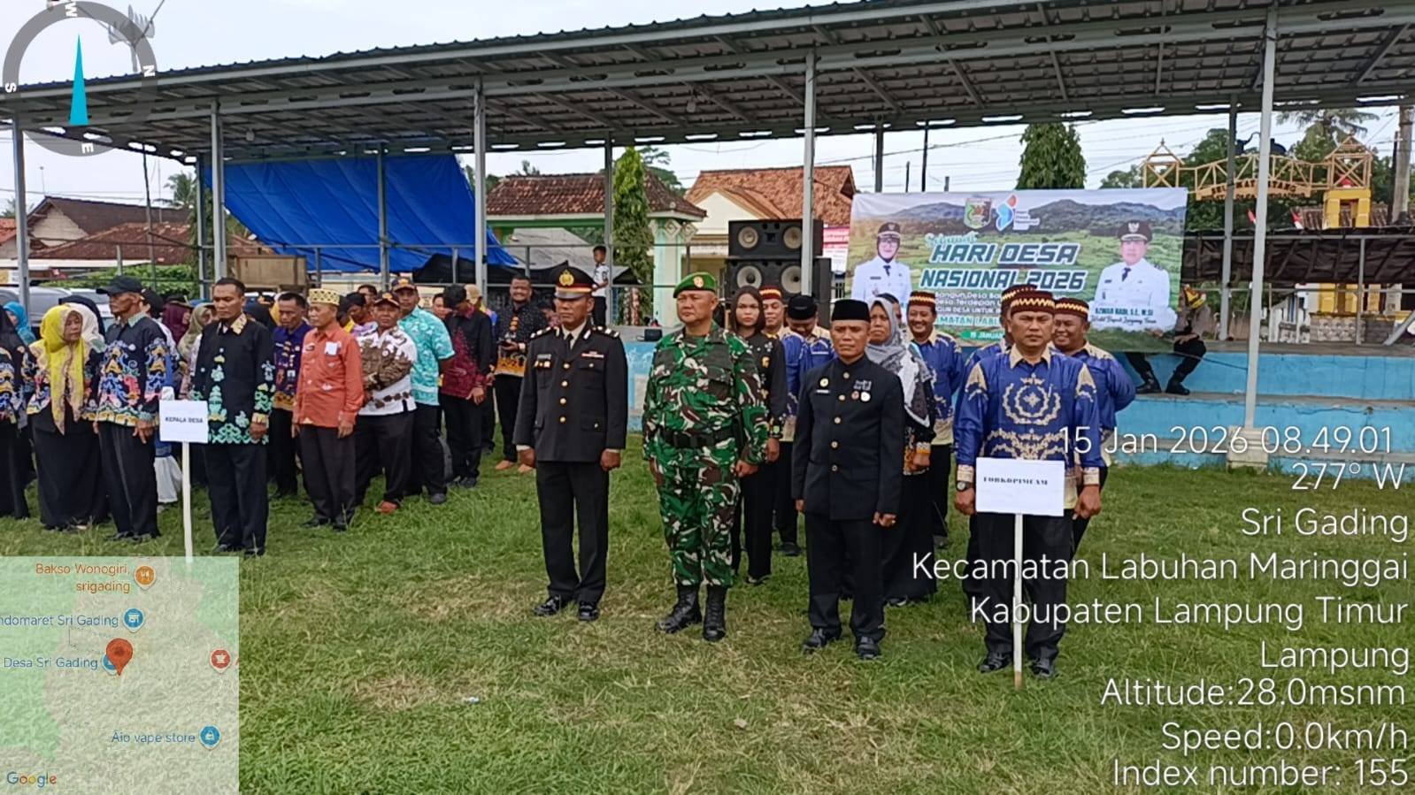 Penghulu KUA Labuhan Maringgai Hadiri Upacara Hari Desa Nasional 2026, Perkuat Sinergi Membangun Desa