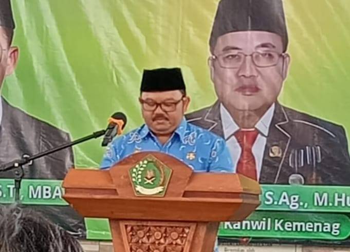 Kepala KUA Way Sulan Pimpin Doa pada Tasyakuran HAB Ke-80 Kemenag Lampung Selatan