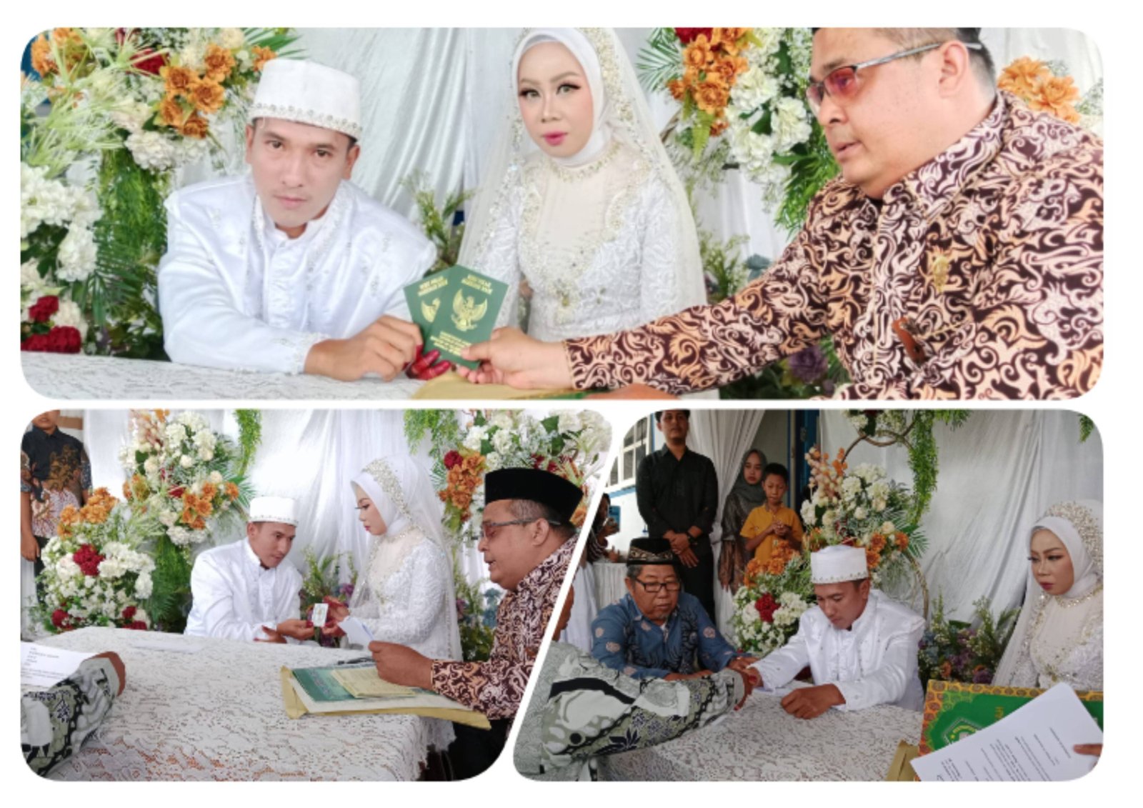 Komitmen Pelayanan Prima, Ka. KUA Bosar Maligas Laksanakan Pencatatan Pernikahan di Nagori Boluk