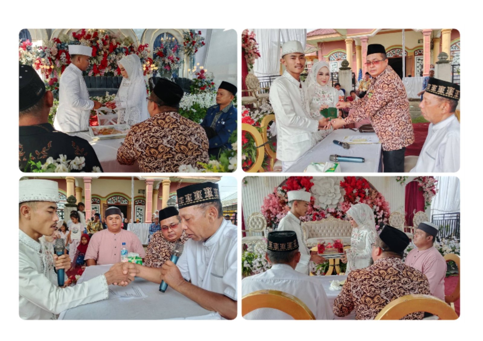 Ka. KUA Bosar Maligas Laksanakan Pencatatan Pernikahan di Nagori Parbutaran