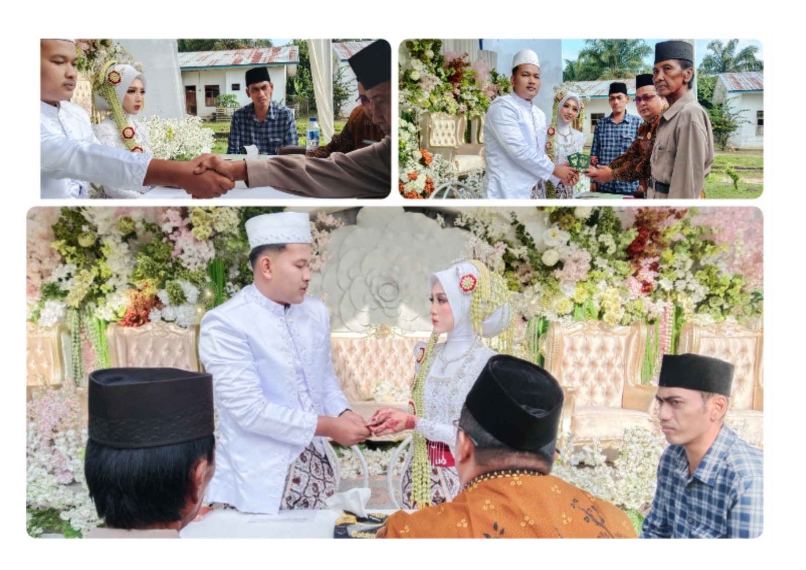 Ka. KUA Bosar Maligas Laksanakan Pencatatan Pernikahan dengan Penuh Semangat di Nagori Pengkolan