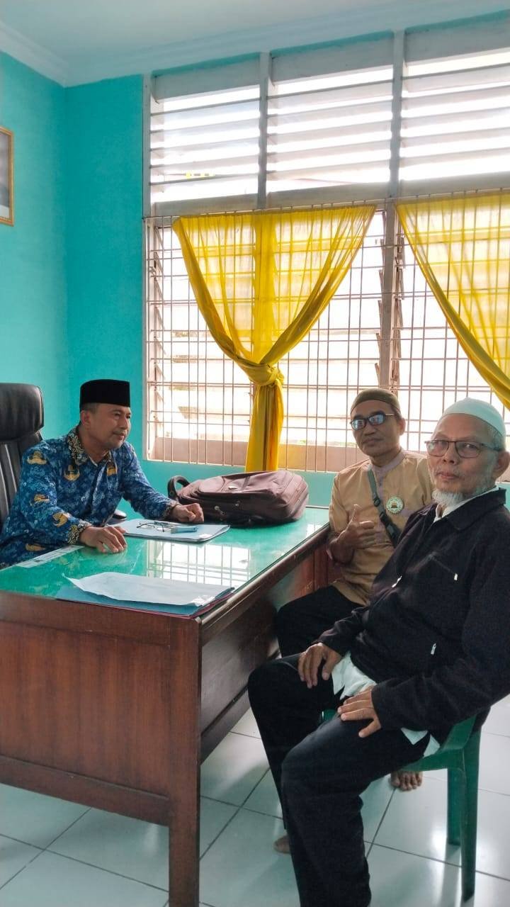 Perkuat Tata Kelola Masjid dan Layanan Keagamaan Berdampak, Ka. KUA Pancur Batu Bersama DMI Deli Serdang Koordinasi Pelatihan BKM