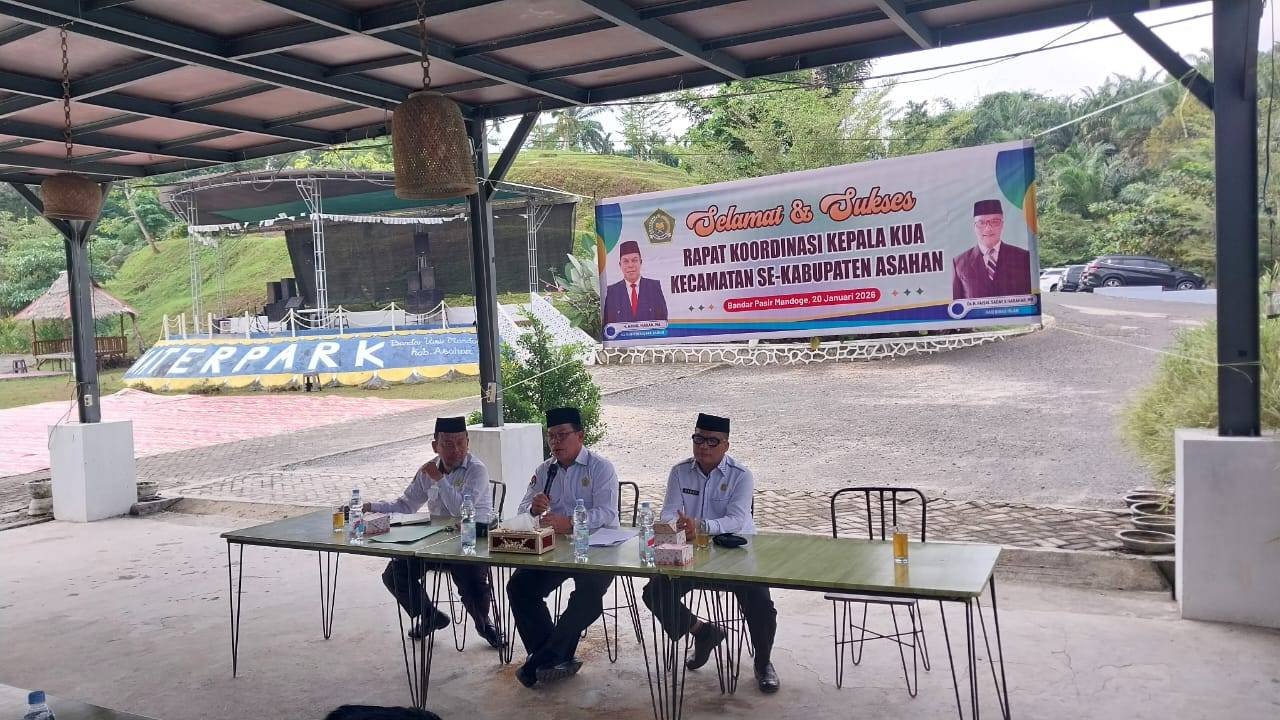 KUA Bandar Pasir Mandoge Tuan Rumah Rapat Koordinasi Kepala KUA Se-Kabupaten Asahan
