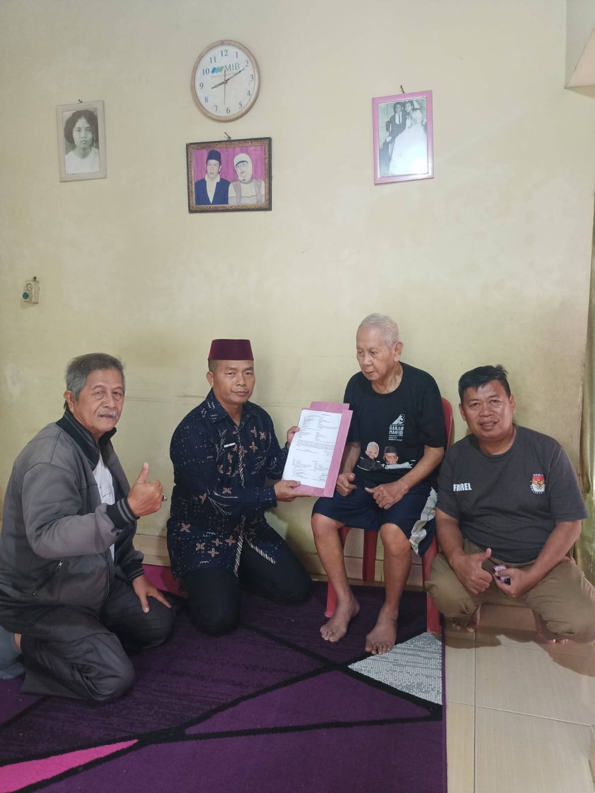 KEPALA KUA LABUHAN RATU TURUN LANGSUNG UNTUK MEMPERIFIKASI DATA WALI NIKAH