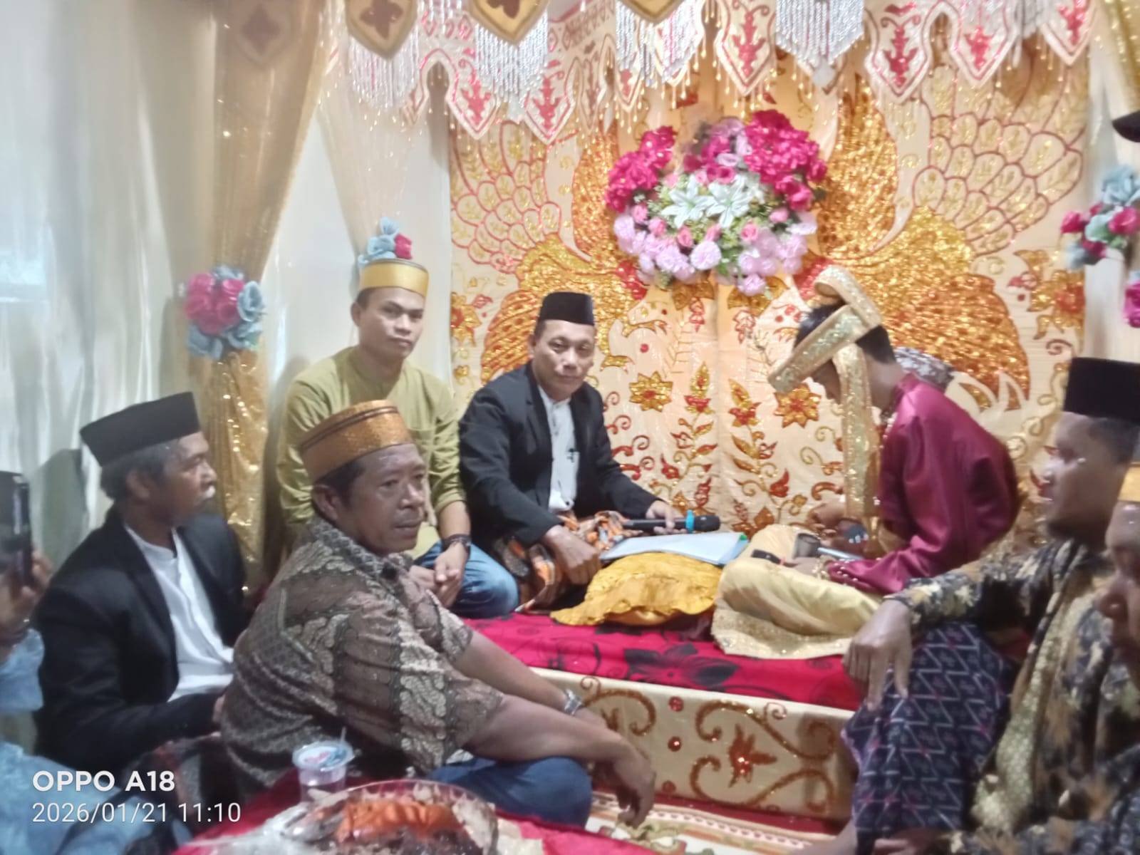 Penghulu KUA Lau Sosialisasikan PMA Nomor 30 Tahun 2024 Jelang Akad Nikah