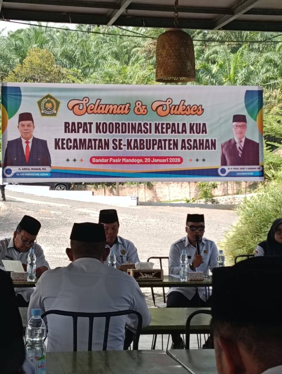 Kepala KUA Bandar Pulau Ikuti Rapat Koordinasi Kepala KUA se-Kabupaten Asahan di Bandar Pasir Mandoge
