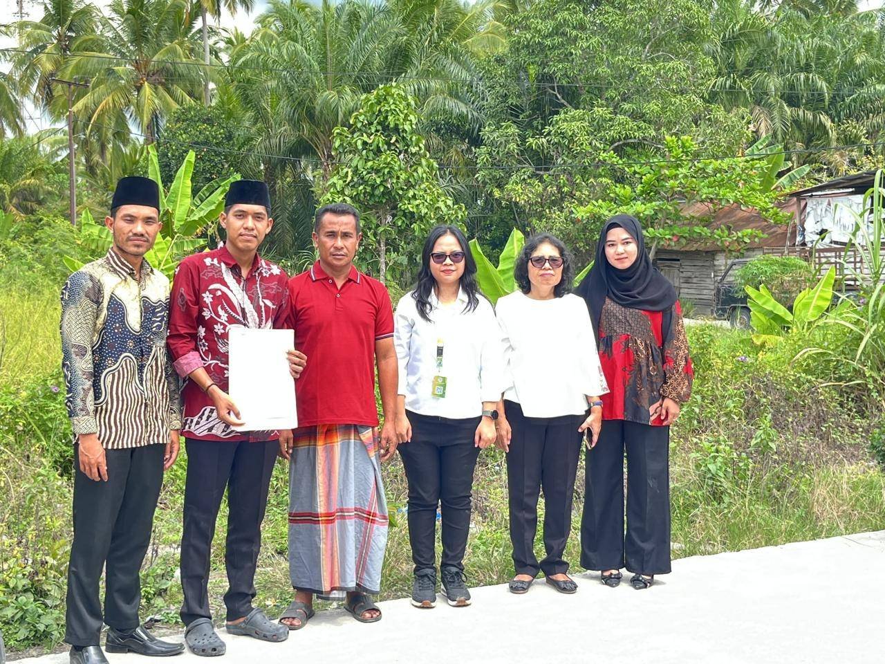 KUA Sei Kepayang Terima Kunjungan BPN Asahan untuk Verifikasi Tapak KUA