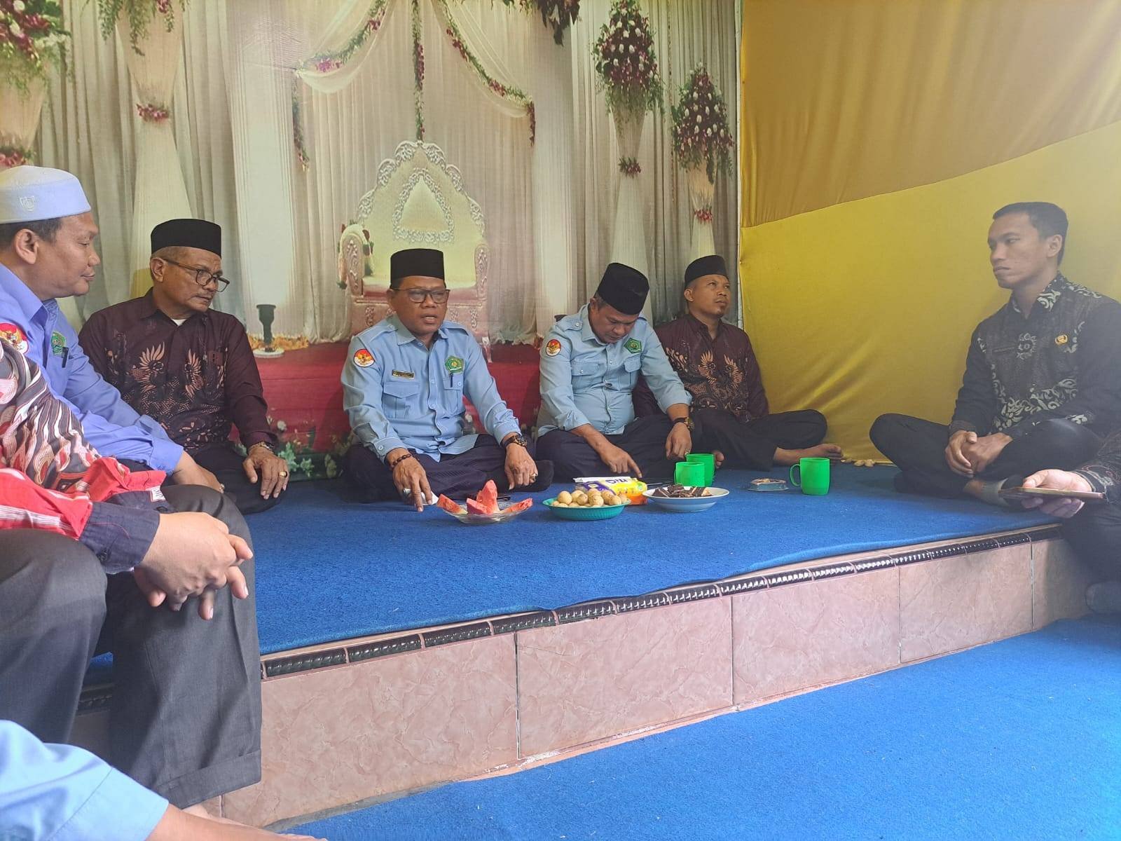 Perkuat Tata Kelola Layanan Keagamaan, KUA Galang Terima Monev IV di KUA Bangun Purba