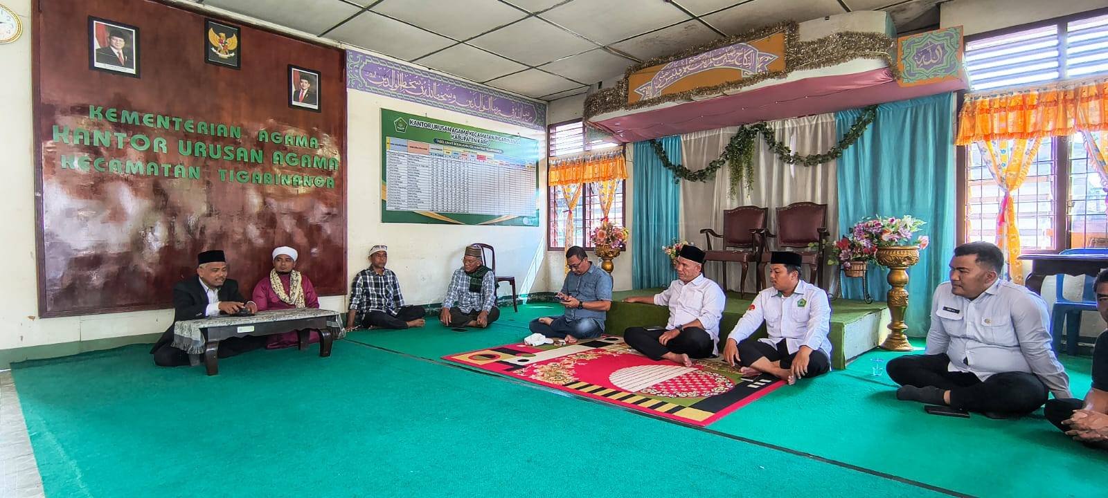 Persiapkan MTQ Lebih Meriah, KUA Tigabinanga Koordinasi Dengan Stakeholder