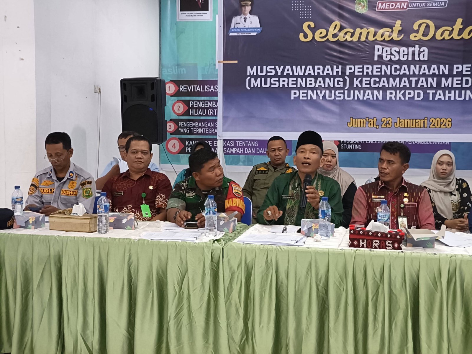 Kepala KUA Medan Helvetia Paparkan Program Strategis pada Musrenbang RKPD 2027