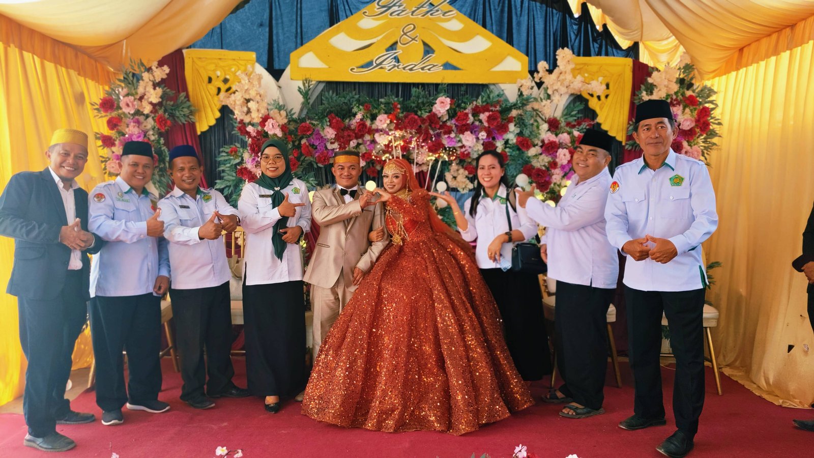 ​Pererat Silaturahmi, Penghulu Sorong Raya Hadiri Resepsi dan Gelar 