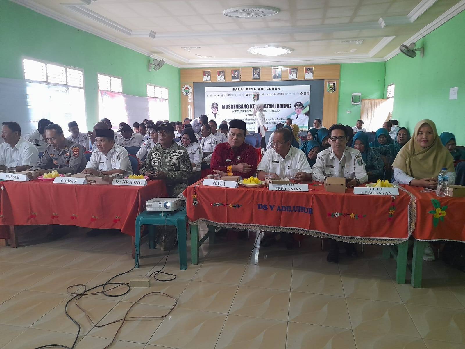 Kepala KUA Jabung Hadiri Musrenbang Kecamatan Jabung di Desa Adiluhur