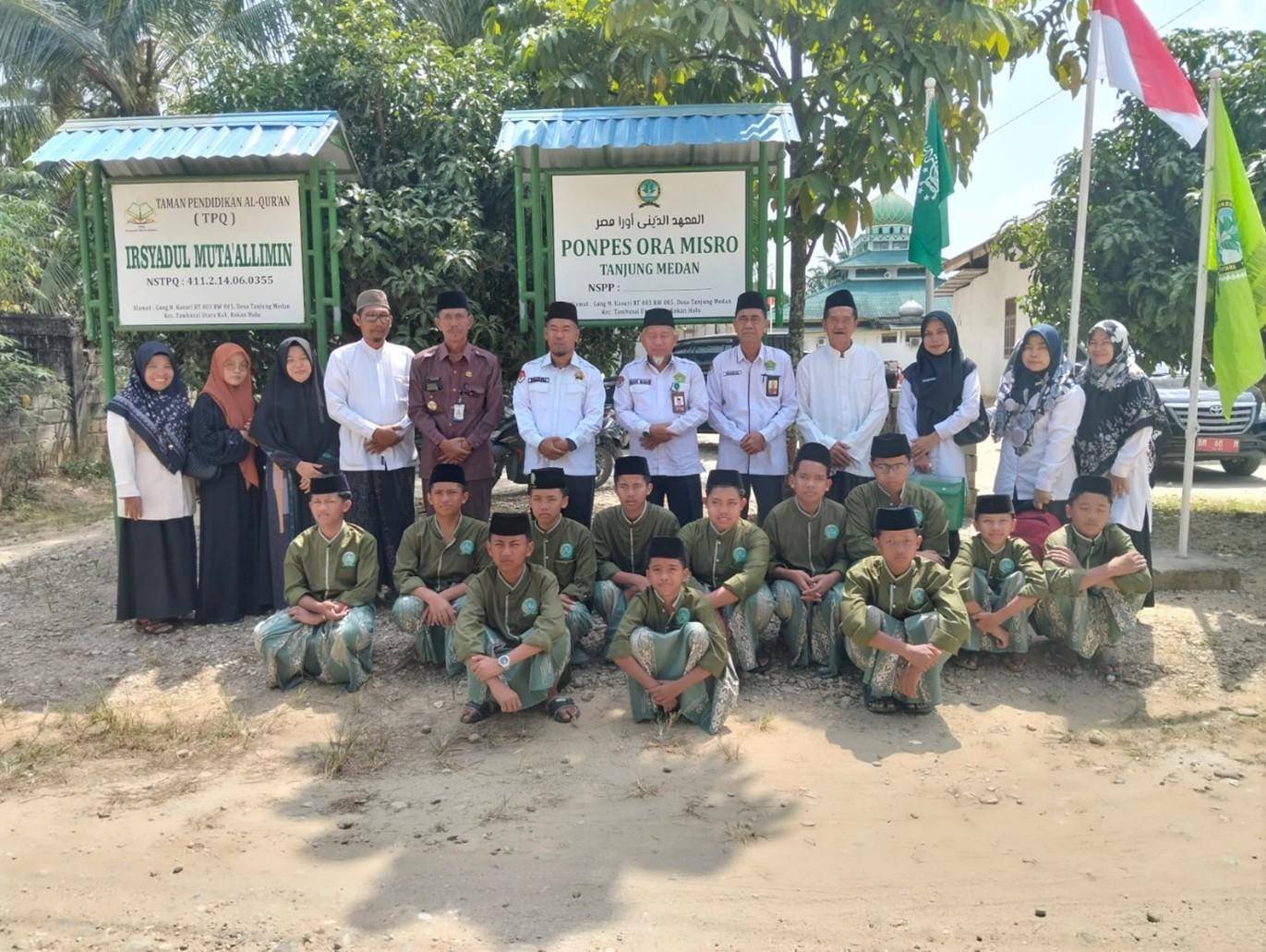 KUA Tambusai Utara Dampingi Kepala Kemenag Rohul dalam Visitasi Izin Operasional Pesantren Ora Misro