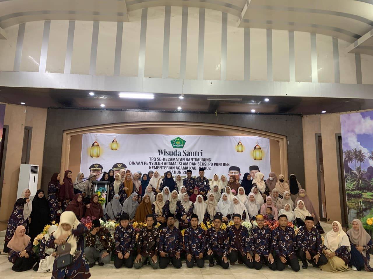 Dedikasi Guru TPQ dan PD Pontren, Kunci Sukses Wisuda 255 Santri Binaan KUA Pusaka Bantimurung