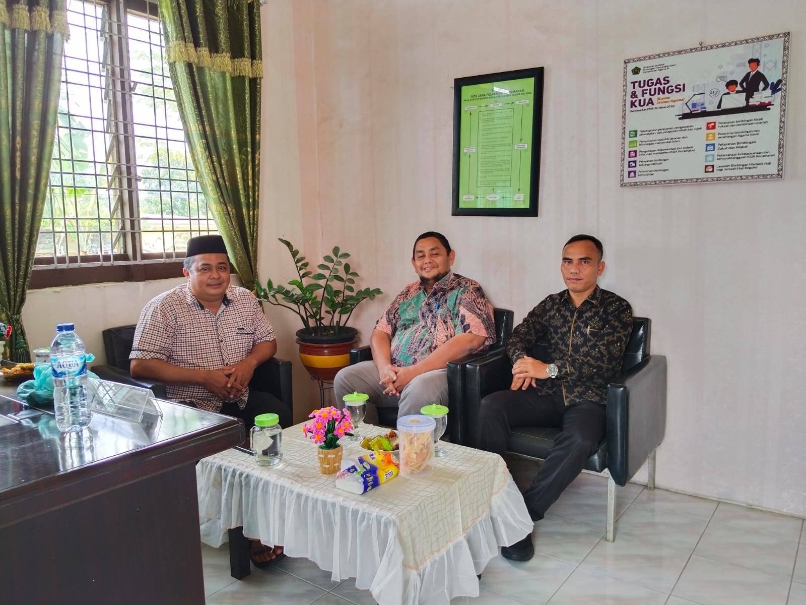 Bangun Kolaborasi Antar Lembaga, PA Simalungun Bersilaturahmi ke KUA Bosar Maligas