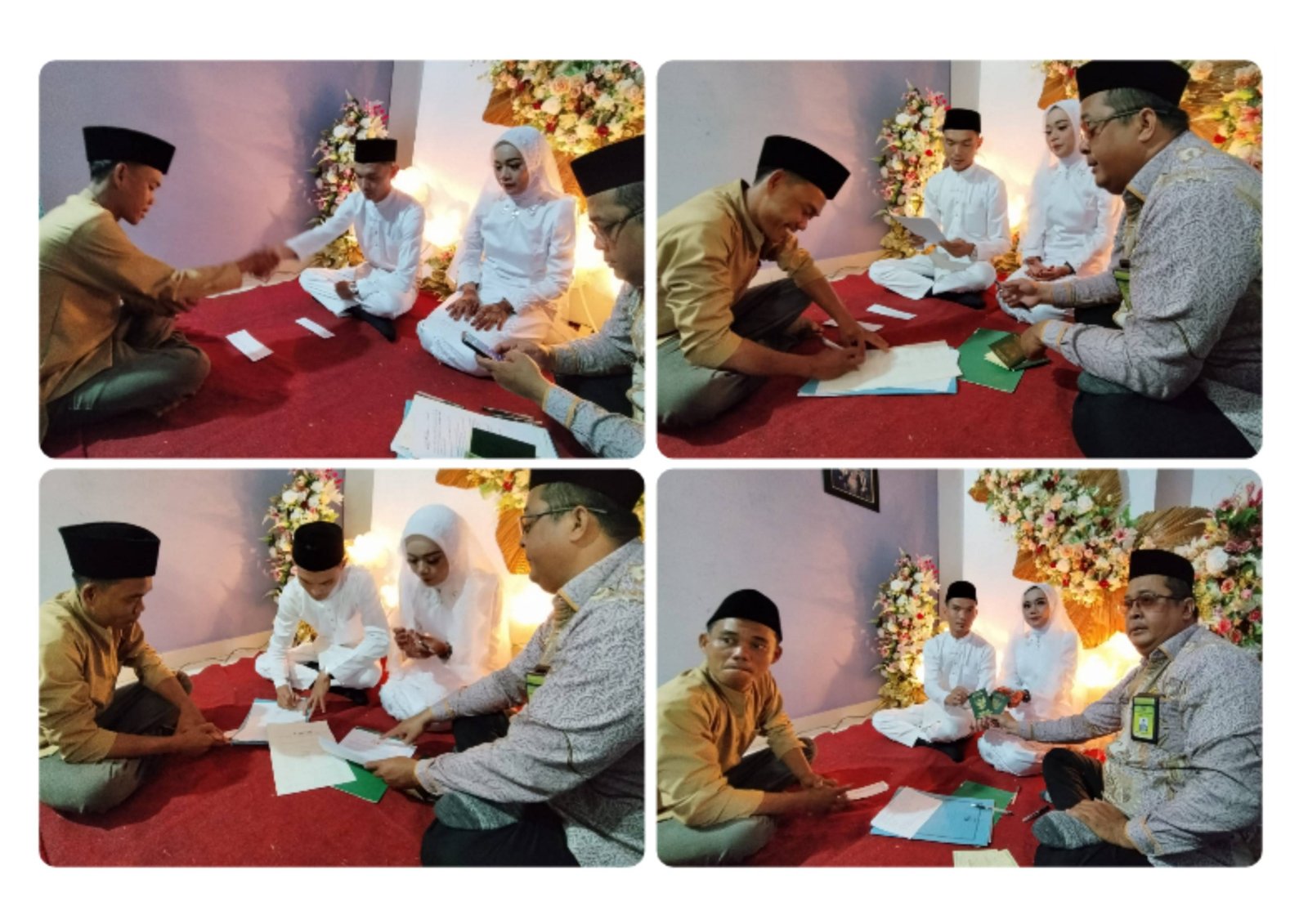 Dari Hidayah Menuju Ikatan Suci, KUA Bosar Maligas Catat Pernikahan Pasangan Mualaf