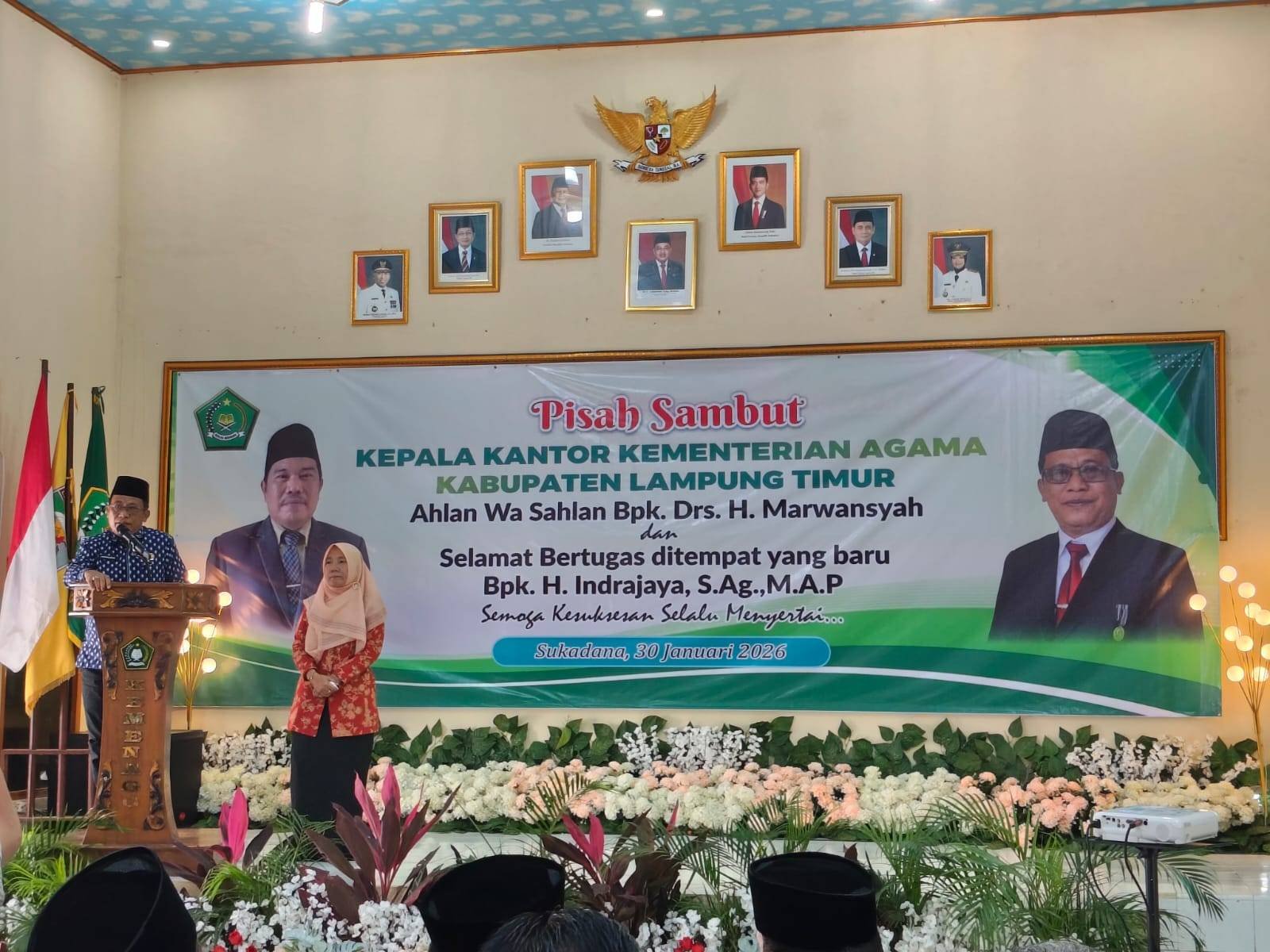 Ketua PC APRI Hadiri Pisah Sambut Kakankemenag Lampung Timur