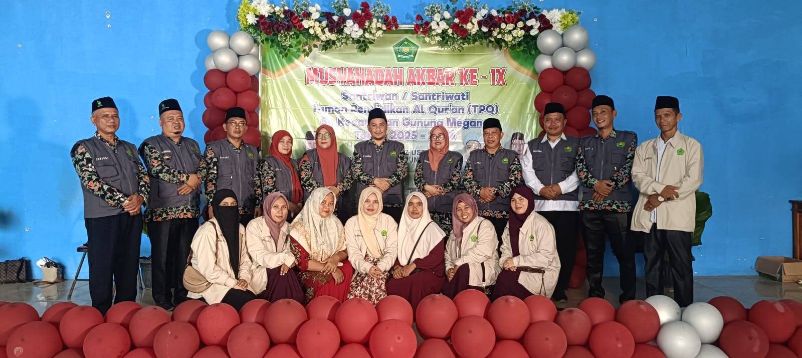 Syiar Al-Qur’an Bergema, 153 Santri Se-Kecamatan Gunung Megang Resmi Diwisuda