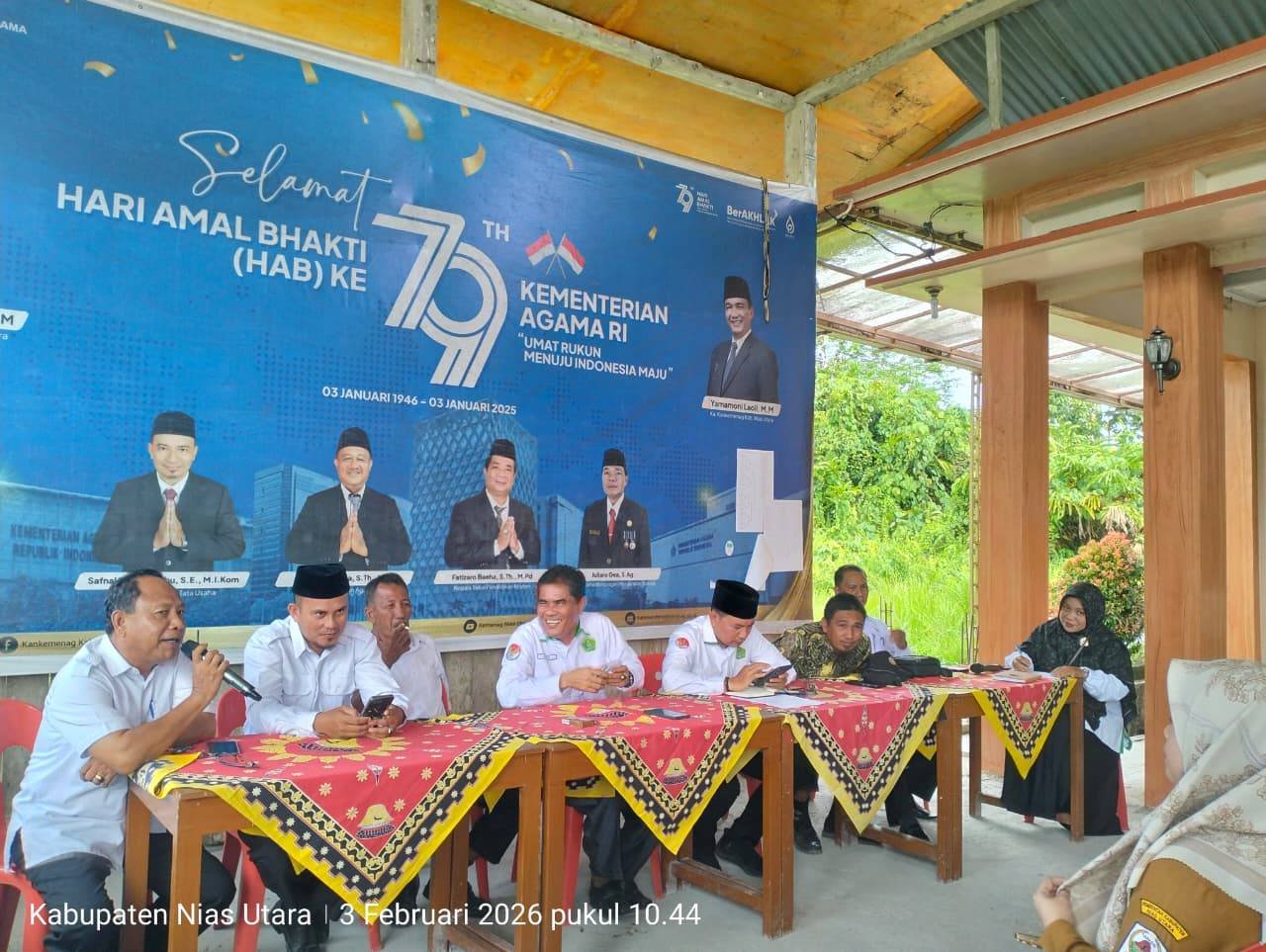 Menjemput Ramadan dengan Silaturahmi: KUA Lahewa Dukung Rapat Tim Safari Ramadan