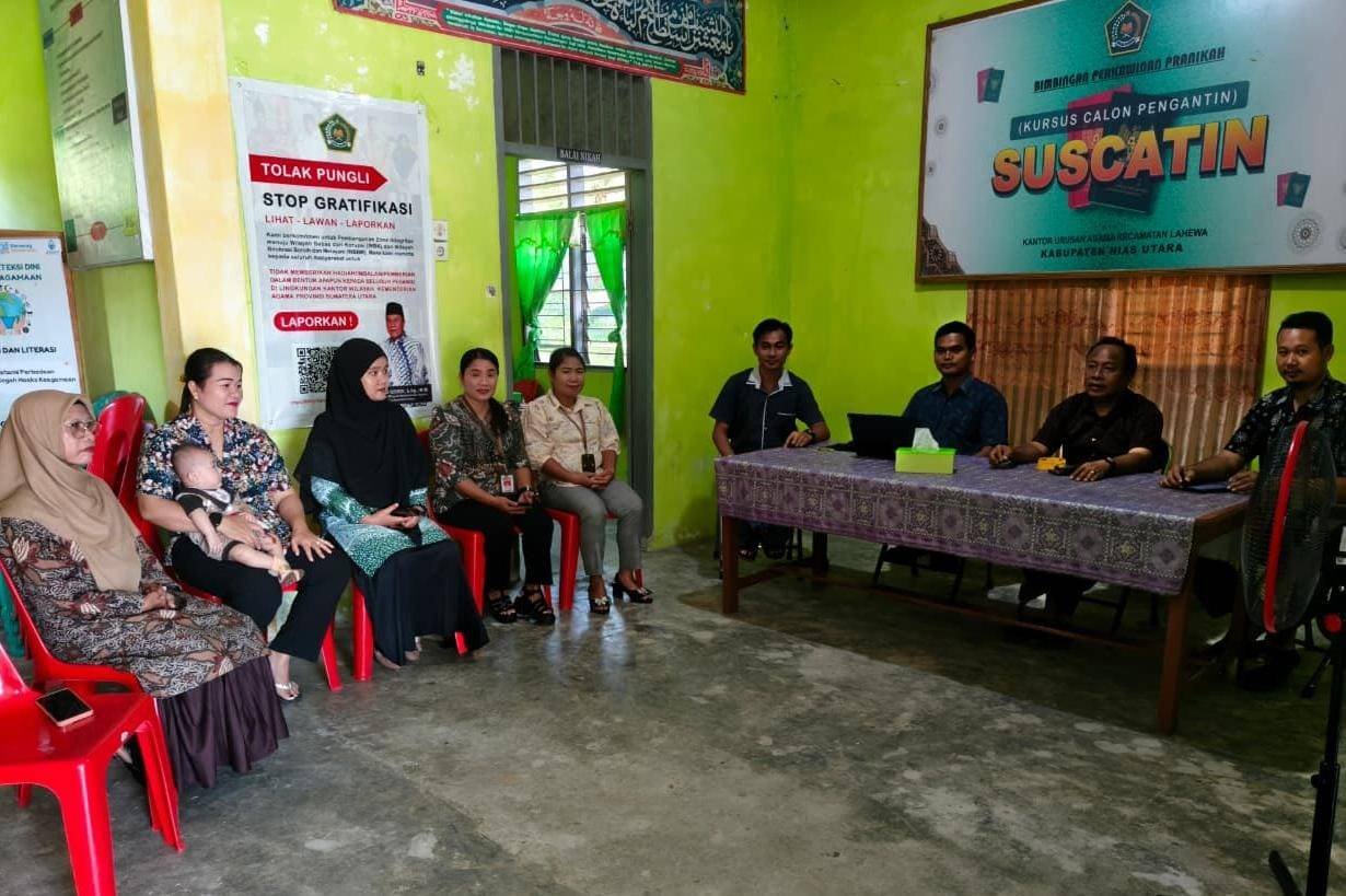 Menuju Kinerja Optimal 2026, KUA Lahewa Matangkan RHK Lewat Rapat Internal