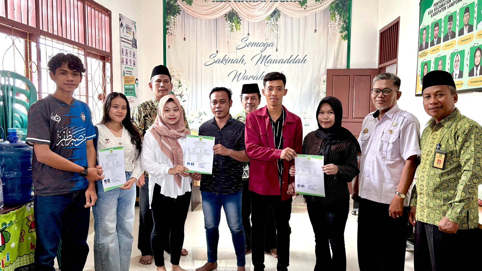 KUA Waway Karya Gelar Bimbingan Perkawinan Mandiri Calon Pengantin