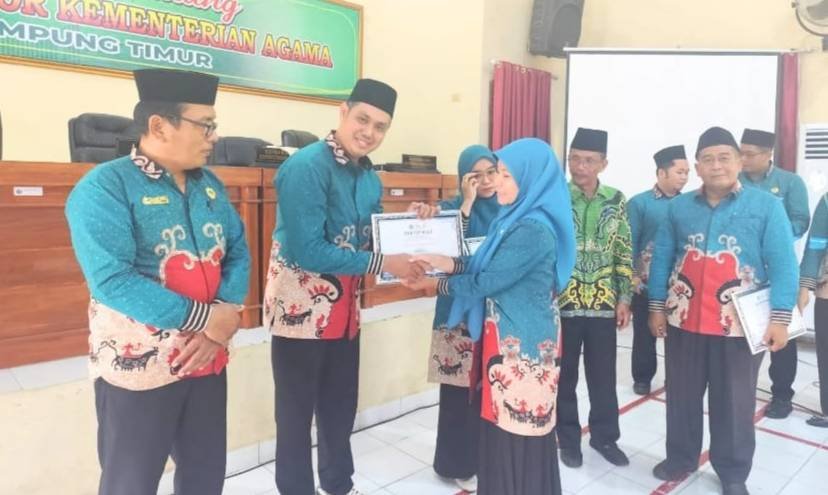 Kepala KUA Way Bungur Apresiasi Zainal Abidin Raih Terbaik Dua PENAIS Award