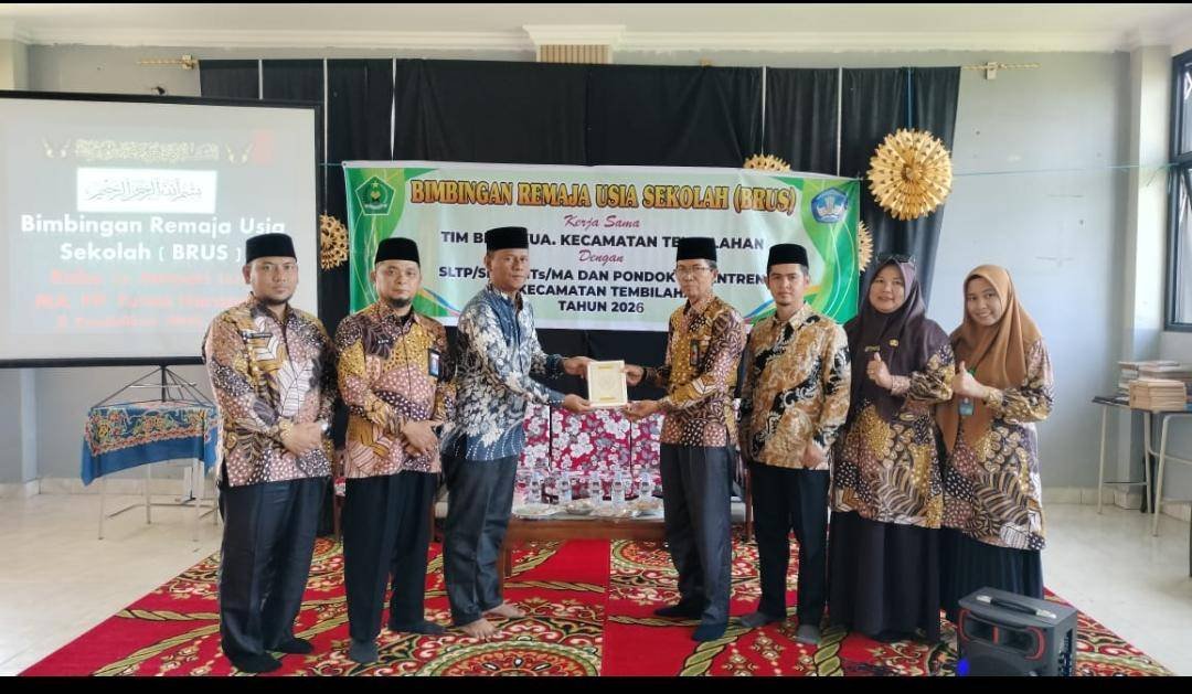Cegah Pernikahan Dini, KUA Tembilahan Gelar Kegiatan BRUS Di MA PPTH Tunas Harapan