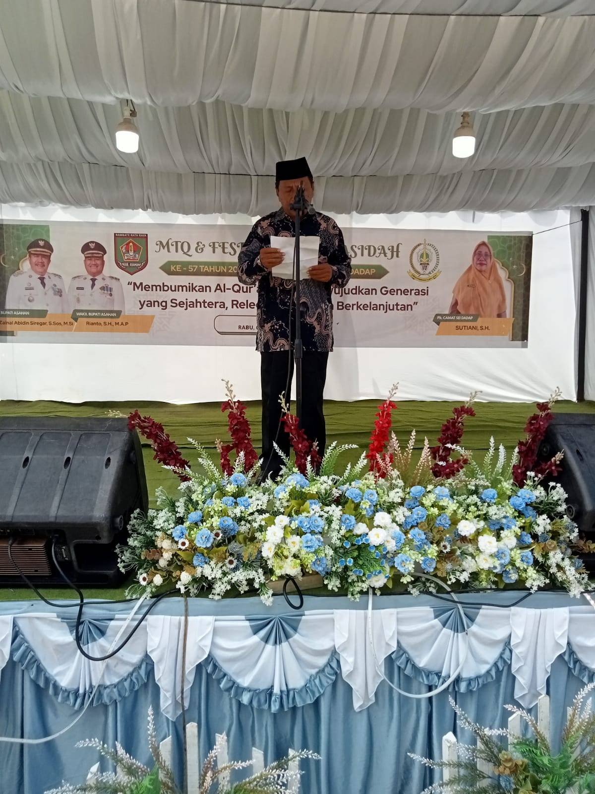 Kepala KUA Sei Dadap Pimpin Doa Pembukaan MTQ dan Festival Seni Qasidah Tahun 2026 Tingkat Kecamatan Sei Dadap