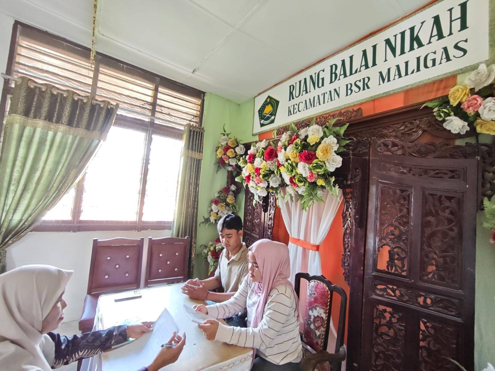 KUA Bosar Maligas Hadir Membina Calon Pengantin Melalui Bimbingan Perkawinan