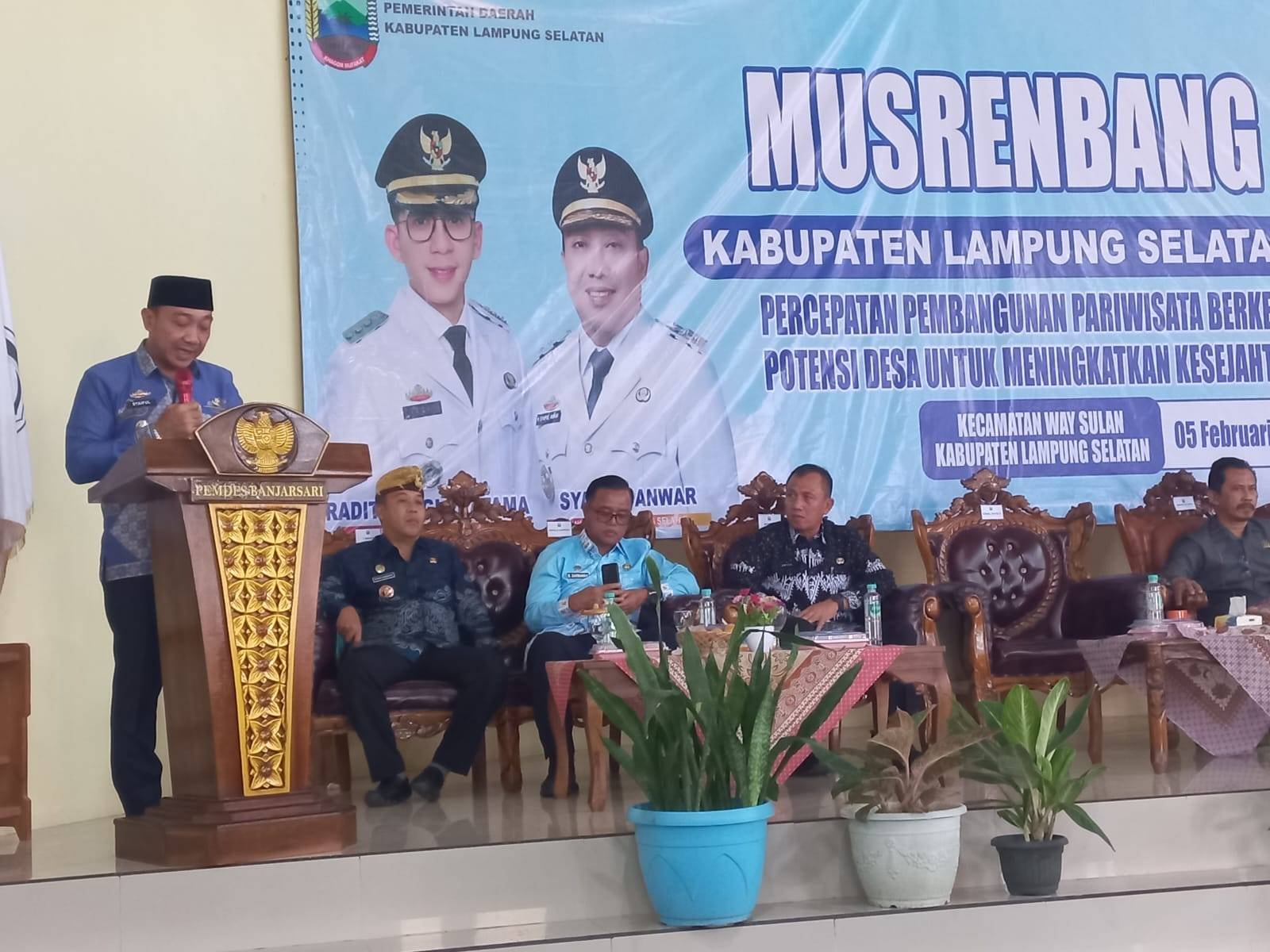 Musrenbang RKPD 2027 Kecamatan Way Sulan Digelar, Kepala KUA  Pimpin Doa