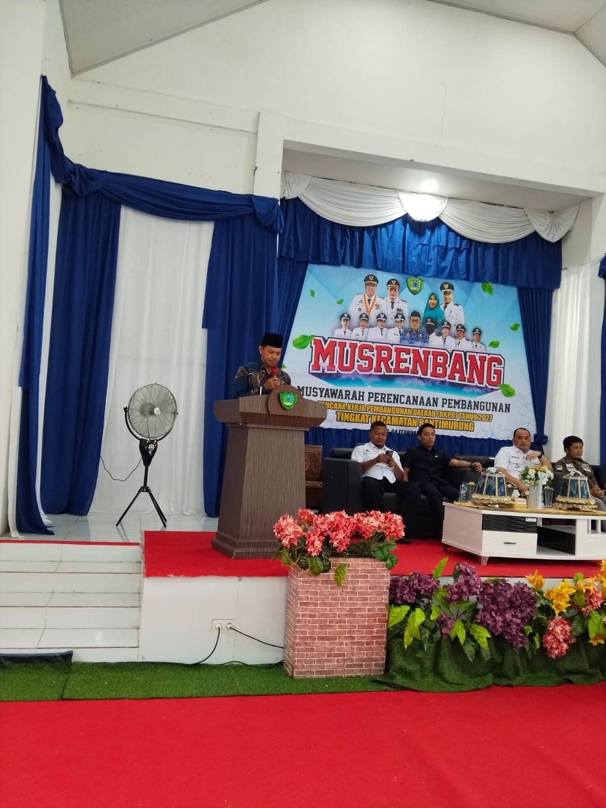 Kepala KUA Pusaka Bantimurung Pimpin Doa pada Musrenbang RKMD Tahun 2027 Tingkat Kecamatan Bantimurung