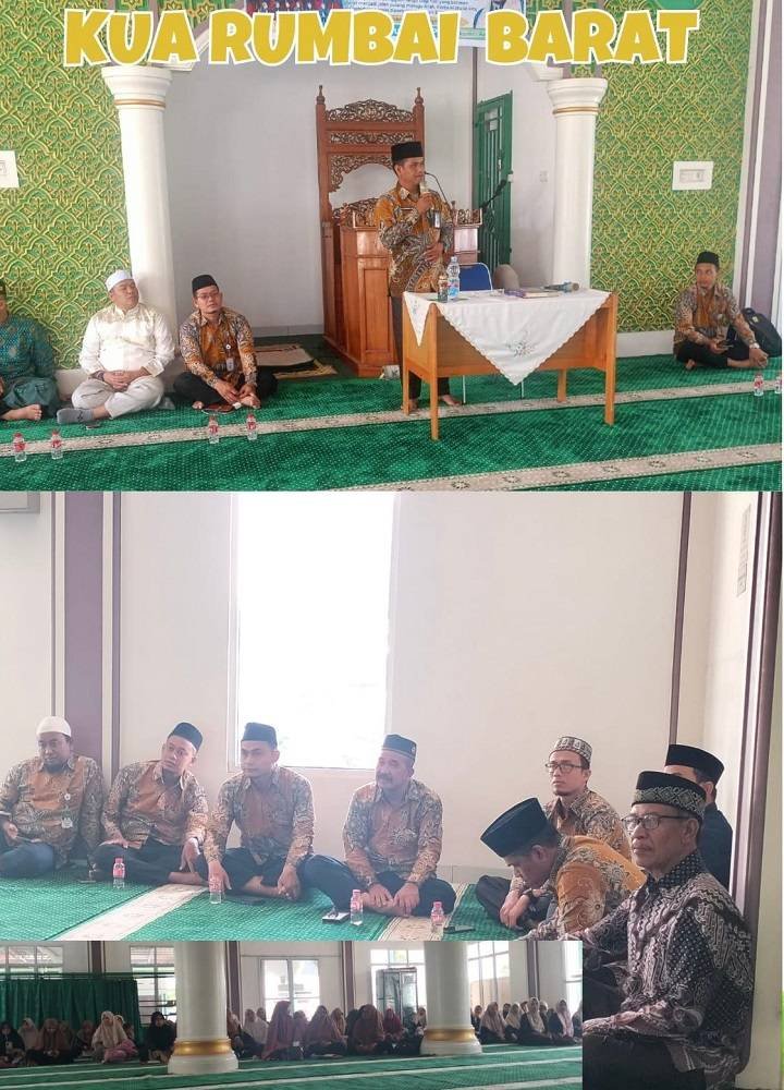 KUA Rumbai Barat Gelar Sosialisasi GAS dan Pencegahan Stunting di Masjid Al-Karim