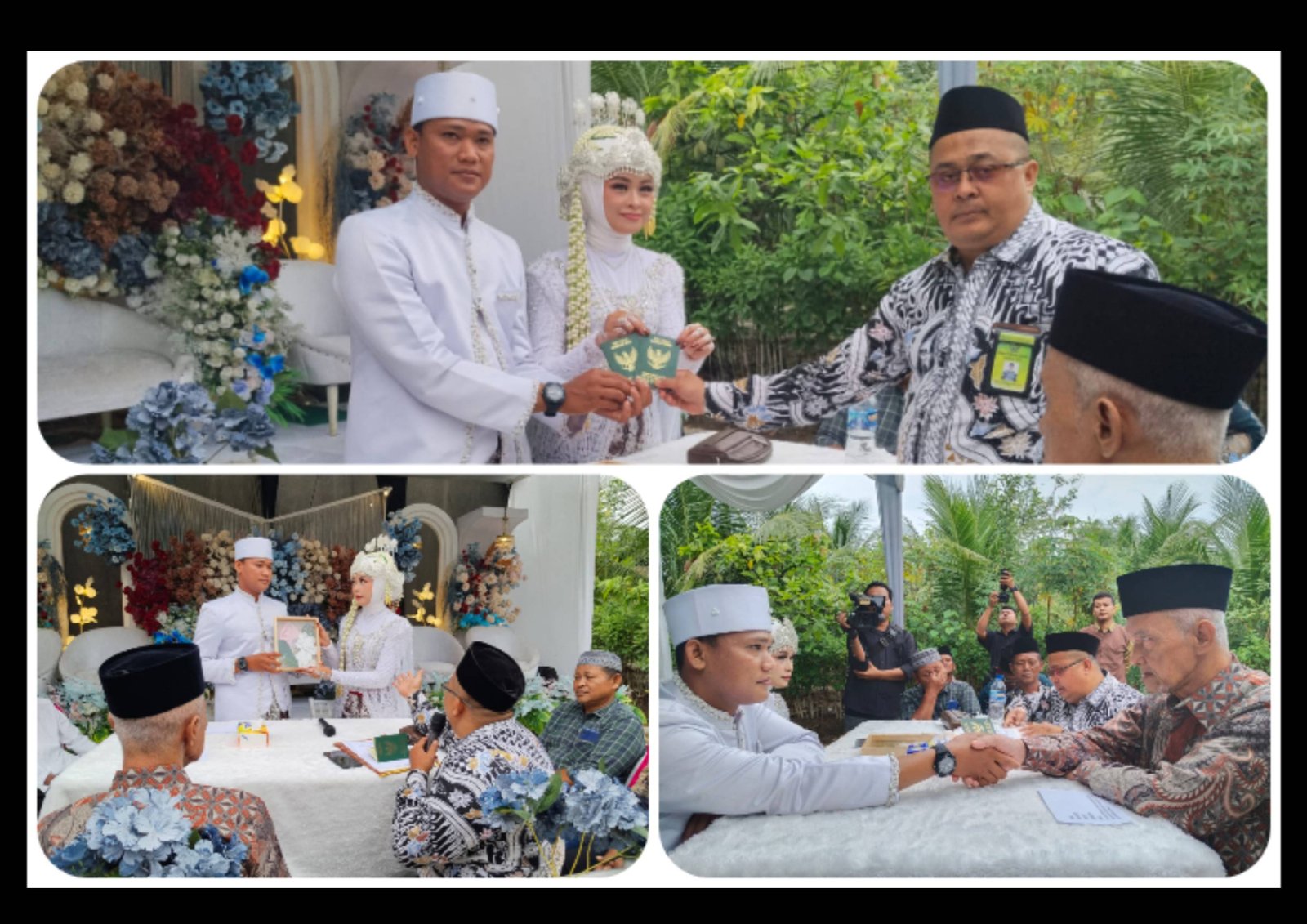 Pelayanan Langsung ke Masyarakat, Ka. KUA Bosar Maligas Catat Pernikahan Warga