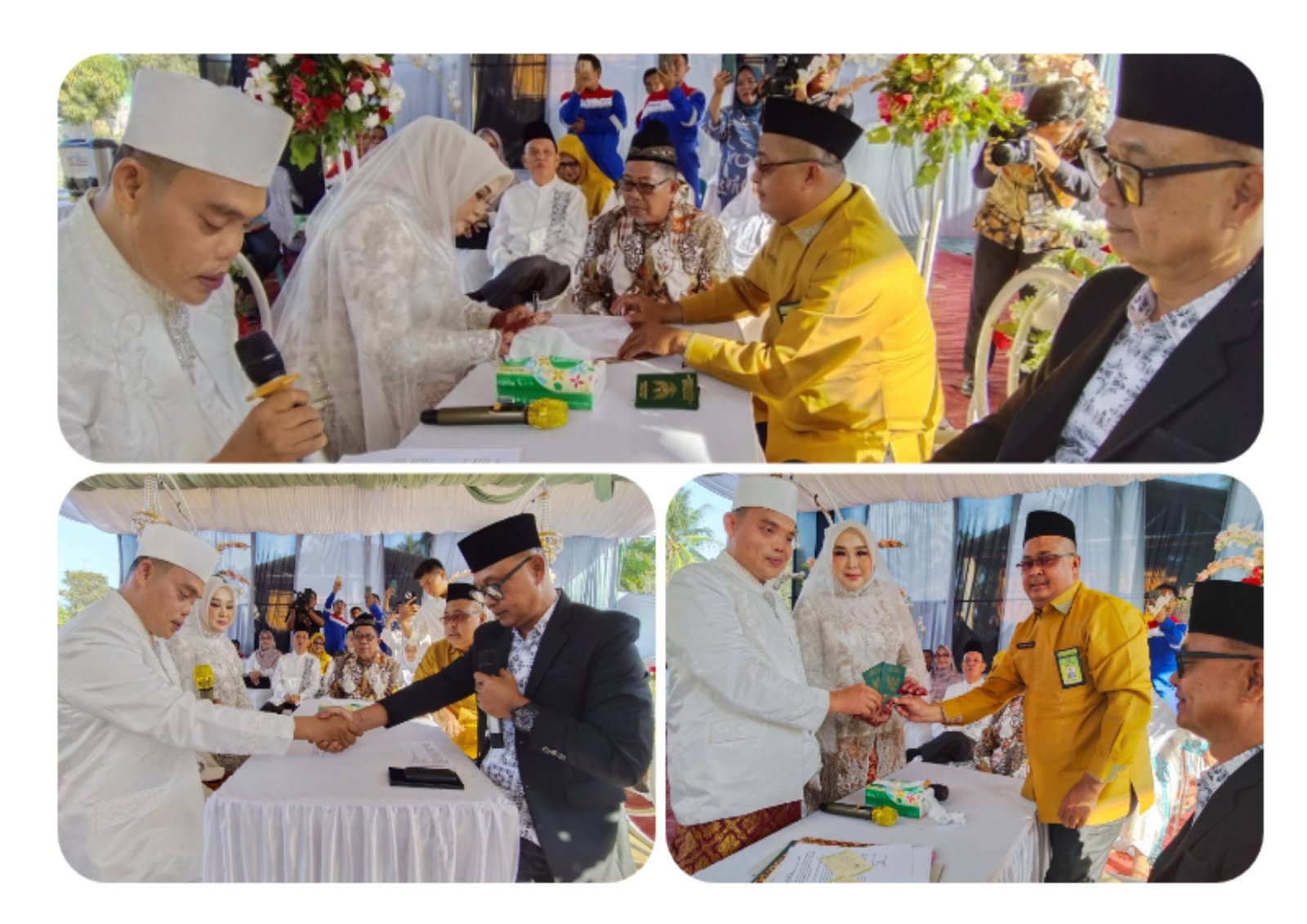 Satu Akad Dua Keabsahan, KUA Bosar Maligas Laksanakan Pencatatan Nikah