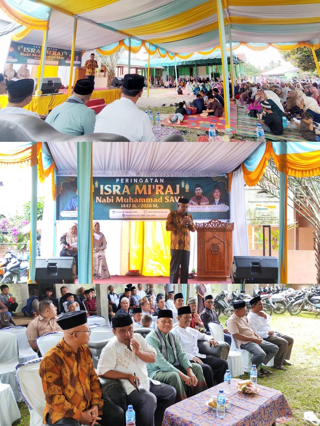 Pertama Kali dalam 17 Tahun, Ka KUA STM Hulu Berikan Sambutan Peringatan Isra’ Mi’raj dan Penyambutan Ramadhan di STM Hulu