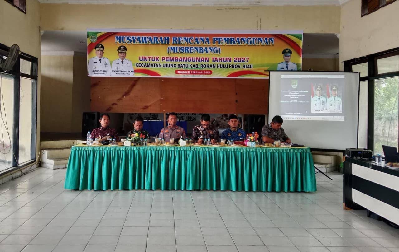 Ka. KUA Ujung Batu Hadiri Musrenbang Kecamatan, Bahas Prioritas Pembangunan 2026