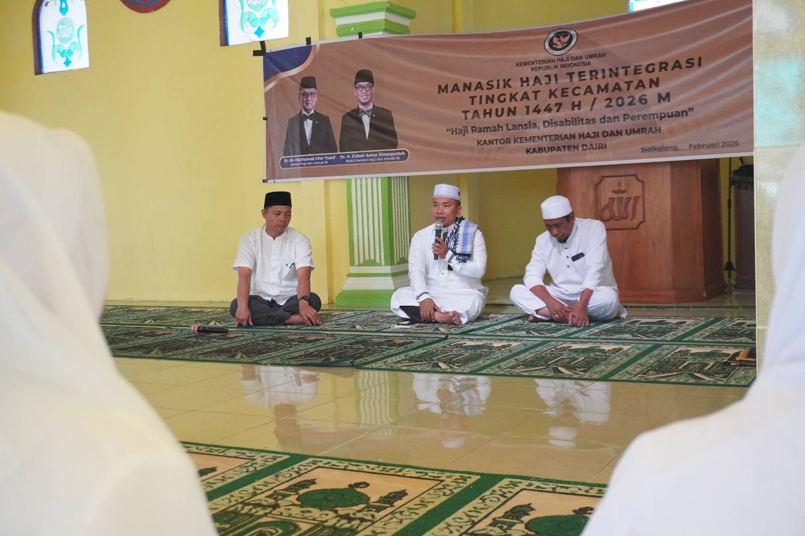 Perkuat Sinergitas, KUA Sidikalang dan Kemenhaj Dairi Gelar Manasik Haji di Taman Wisata Iman