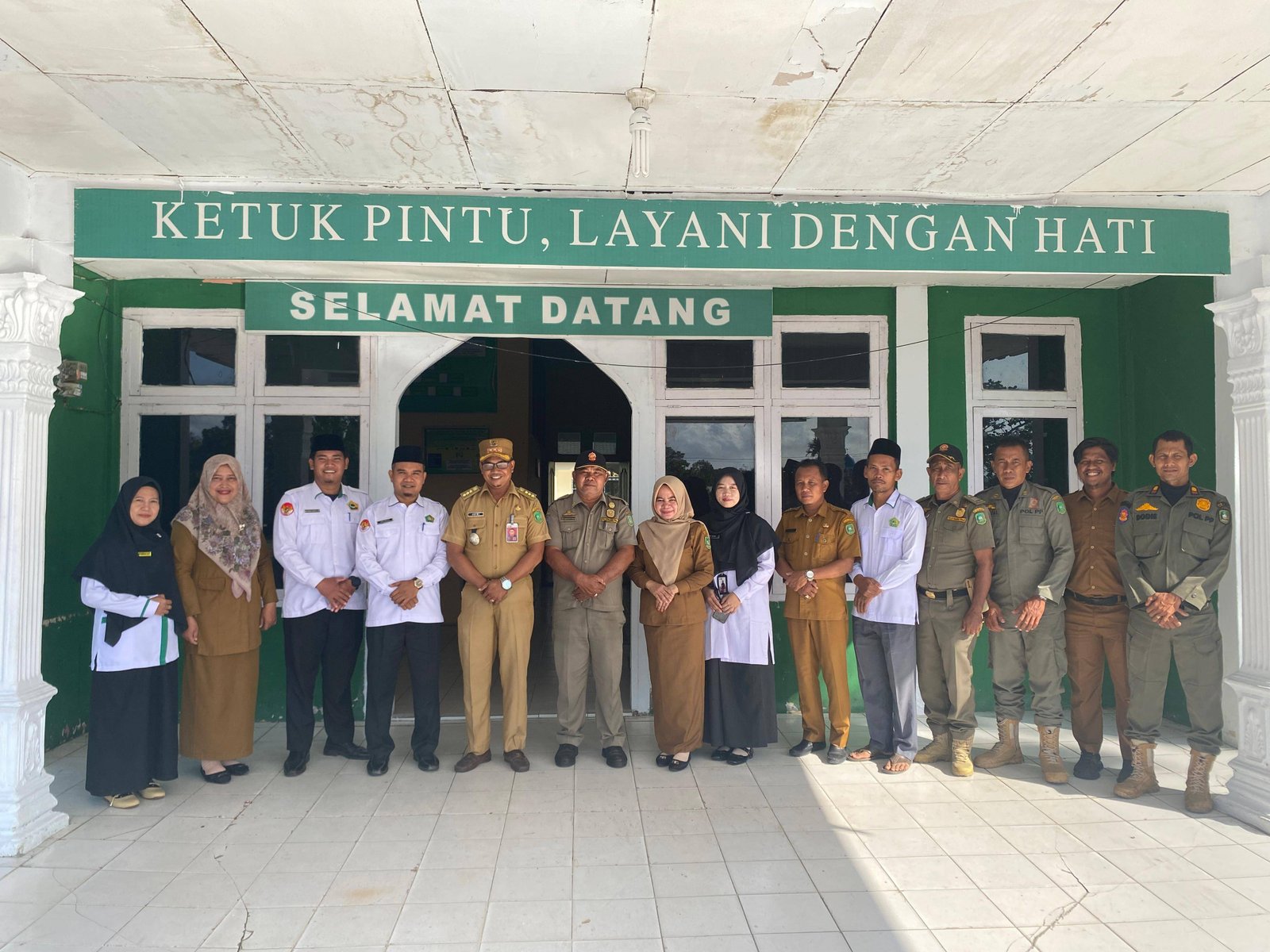 Perkuat Sinergi Lintas Sektor, KUA Rangsang Barat Kunjungi Kantor Camat