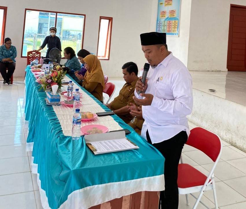 Sinergi Lintas Sektor, CPNS Penghulu KUA STM Hilir Pimpin Doa Pelantikan Pembina Posyandu 15 Desa