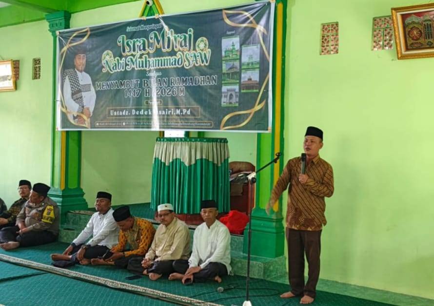 Peringati Isra Mikraj, Kepala KUA Doloksanggul Menyinggung Semangat Umat Islam Menunaikan Ibadah Salat