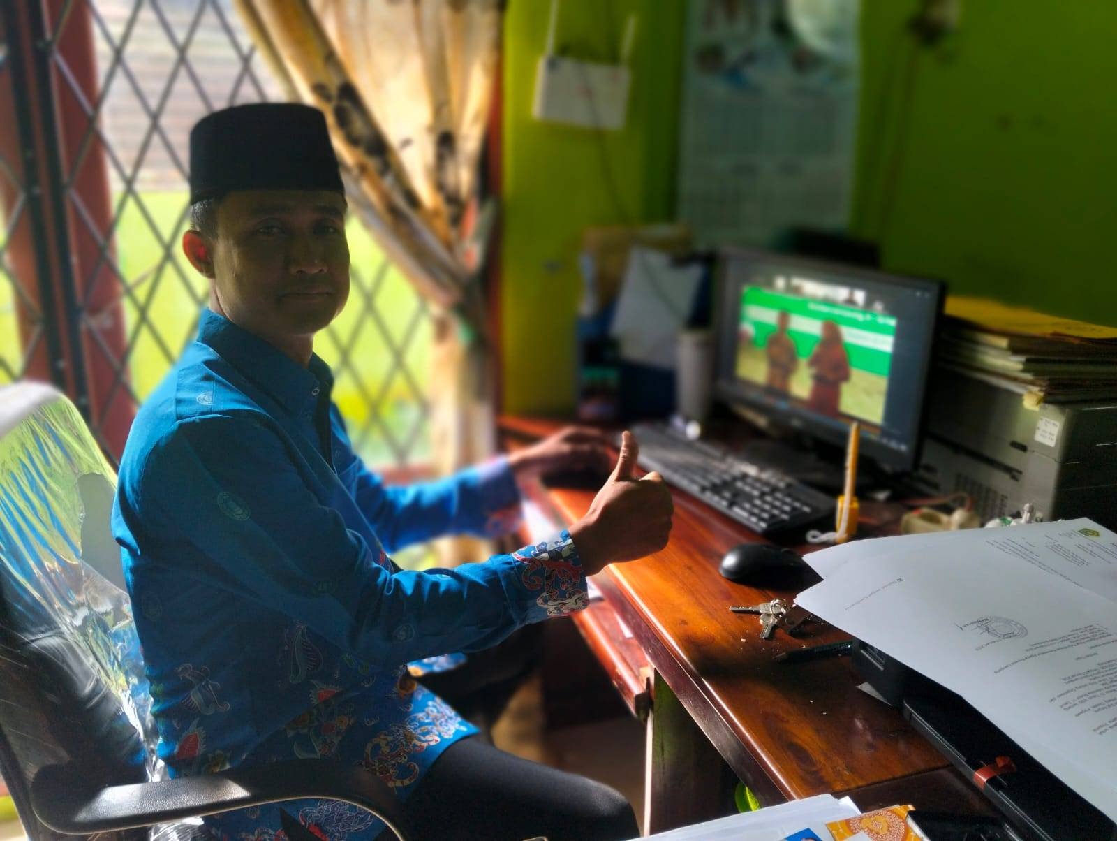 Plh Kepala KUA Jabung Ikuti Rakerwil Kementerian Agama Provinsi Lampung Secara Daring