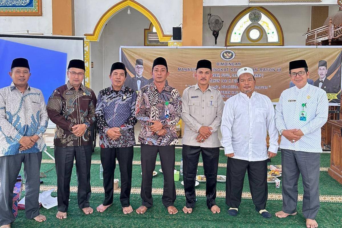 Bimbingan Manasik Haji Tingkat Kecamatan, Kepala KUA Bagan Sinembah Berikan Pelayanan Prima kepada JCH