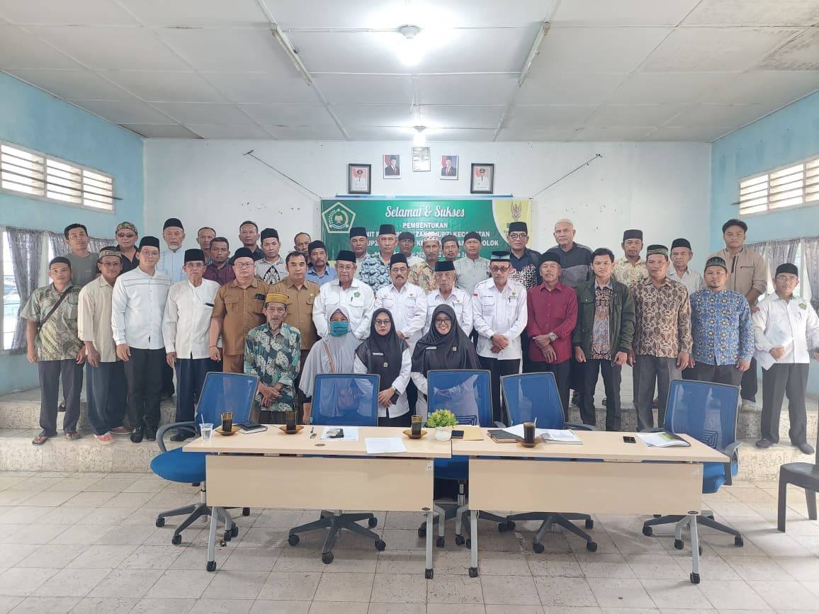 KUA Fasilitasi Pembentukan Unit Pengumpul Zakat (UPZ) Kecamatan dan UPZ Masjid Se-Kecamatan Tapian Dolok