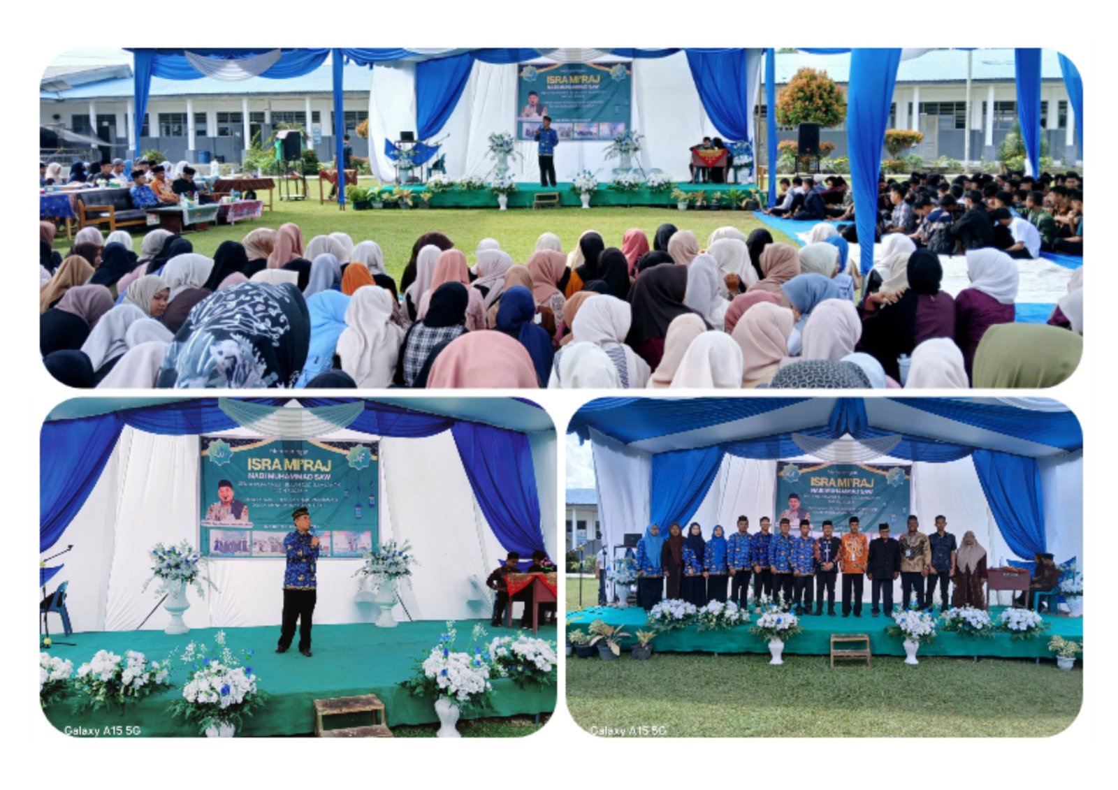 Bangun Karakter Islami, KUA Bosar Maligas Hadiri Peringatan Isra’ Mi’raj di SMA Negeri 1