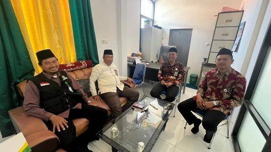 Ka. KUA Mandau Terima Kunjungan Dari BAZNAS Bengkalis, Sinergi untuk Peningkatan Kesejahteraan Umat