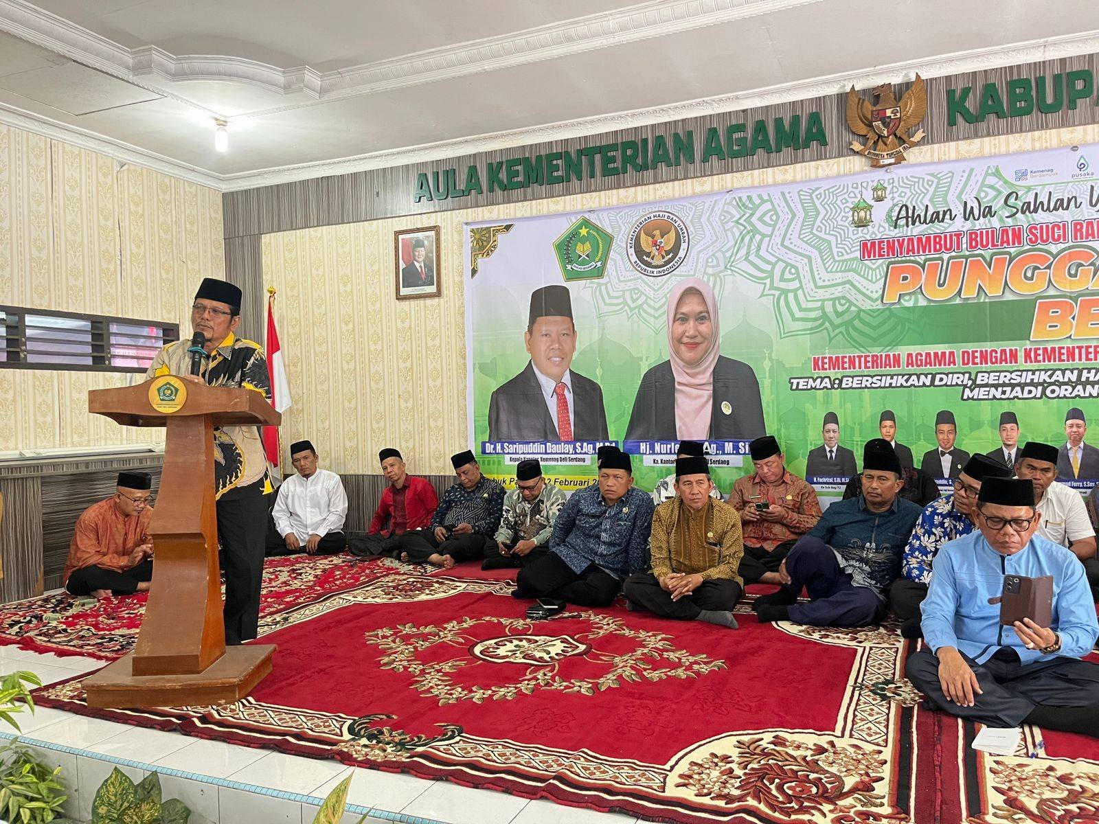 Ka. KUA Pancur Batu Perkuat Moderasi dan Kebersamaan Lewat Punggahan